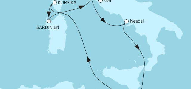 Mittelmeer mit Italien Sommer 2019 - Bildquelle: TUI Cruises