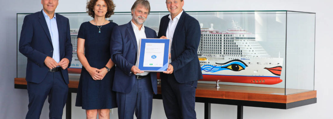AIDAnova Blauer Engel - Bildquelle. obs/AIDA Cruises/Ove Arscholl