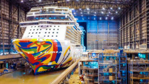 Norwegian Encore ausgedockt - Bildquelle: NCL Corporation Ltd.