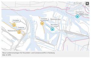 Hamburger Hafen: Neue Landstromanlagen - Bildquelle: HPA