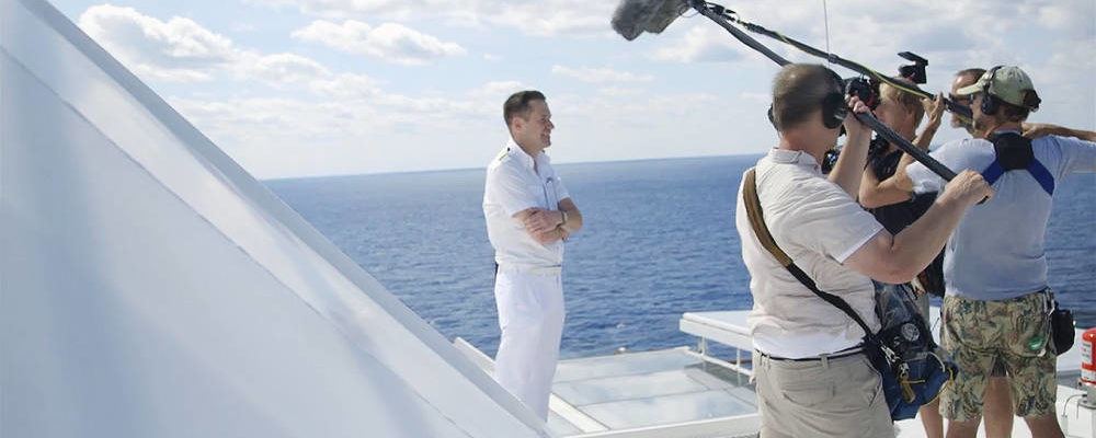 ServusTV-Doku auf der Mein Schiff 1 - Bildquelle. TUI Cruises