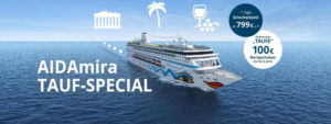 AIDAmira Taufspecial und Livestream - Bildquelle. AIDA Cruises