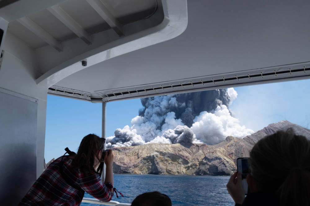 Vulkanausbruck auf White Island - Bildquelle: Michael Schade