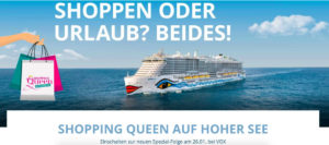 AIDAnova Shopping-Queen - Bildquelle. AIDA Cruises