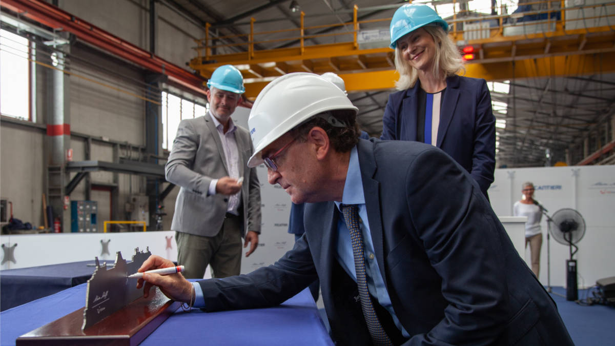 Mein Schiff 8: TUI Cruises feiert Baustart
