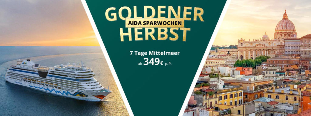 AIDA Cruises Goldener Herbst im Mittelmeer - Bildquelle: AIDA Cruises