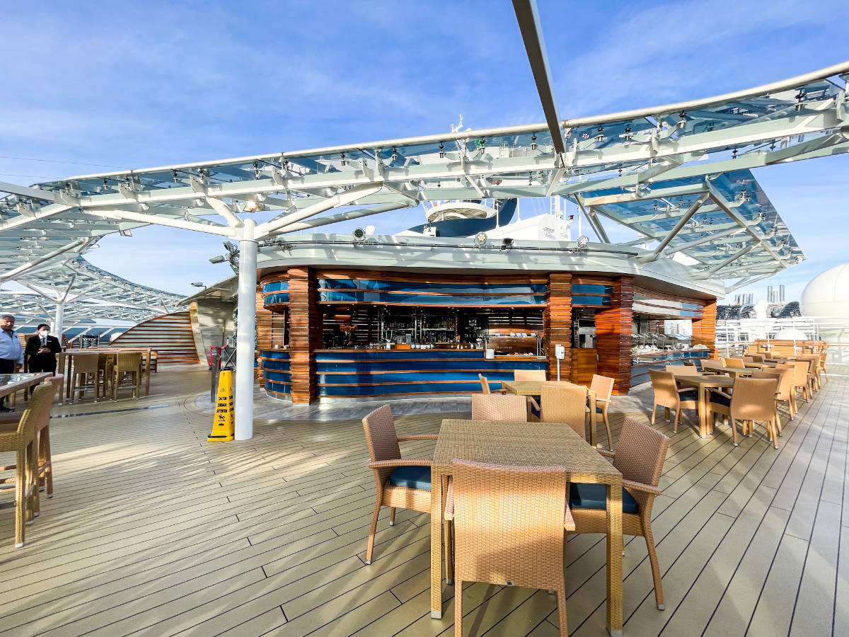 MSC Virtuosa - kurzer Reisebericht: Blick vom Yacht Club Bereich