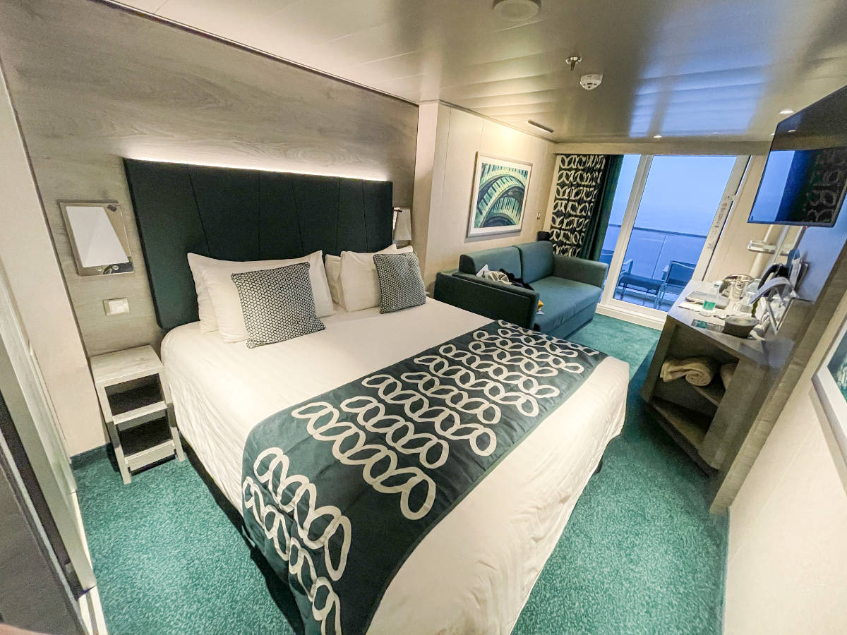 MSC Virtuosa - kurzer Reisebericht: Ein Blick in die Balkonkabine