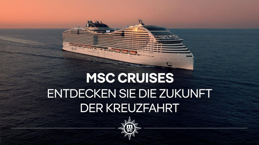 MSC Cruises mit neuer TV Kampagne: Nachhaltigkeit in der Kreuzfahrt