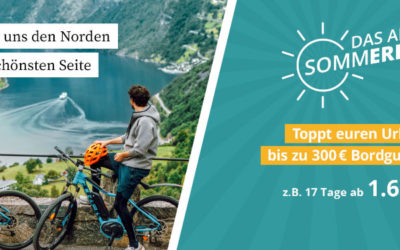 AIDA Cruises: Bis zu 300 Euro Bordguthaben für Nordeuropa-Highlights bei Buchung bis Mitte Mai 2023