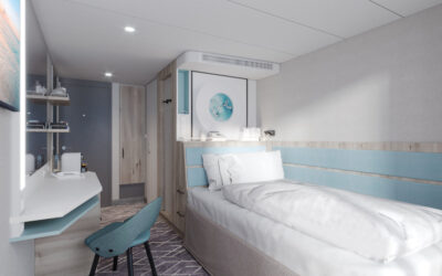 Mein Schiff 8 bietet mehr Balkonkabinen – auch Einzelkabinen mit Balkon!