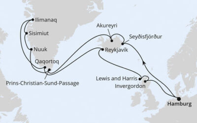 AIDA passt Grönland- und Island-Reise von AIDAluna an: Ein Hafen ersetzt, ein weiterer Hafen ersatzlos gestrichen