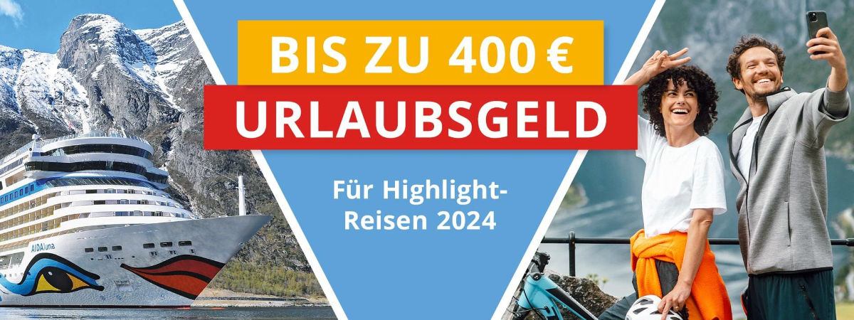 AIDA Kreuzfahrten mit bis zu 400 Euro Bordguthaben - Wenn das kein Grund zur Buchung ist..