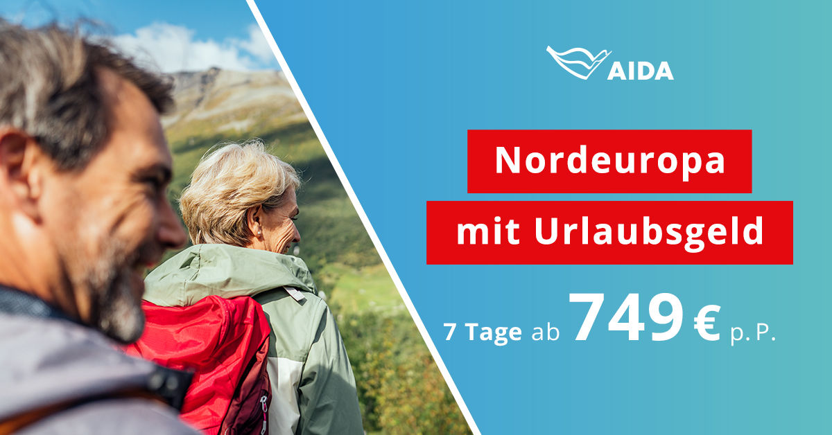 AIDA Bordguthaben-Aktion: Bis zu 200 Euro Bordguthaben
