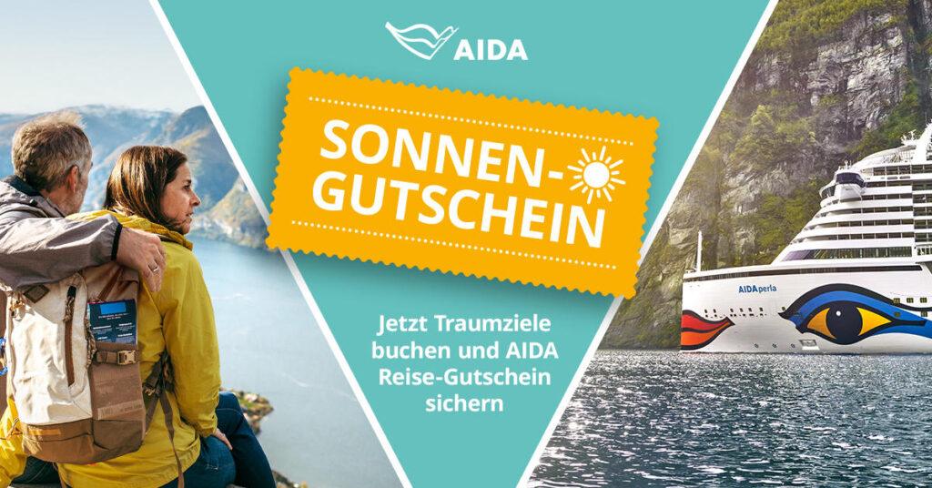 AIDA Cruises mit 10 Prozent Sonnen-Gutschein