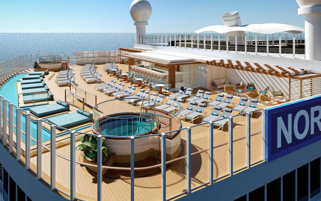 Norwegian Encore wird umgebaut: Sonnendeck für Erwachsene anstelle LaserTag-Arena, neue Suiten und Balkonkabinen