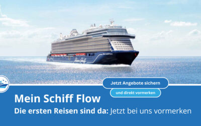 Mein Schiff Flow: Erste Saison im westlichen Mittelmeer 2026