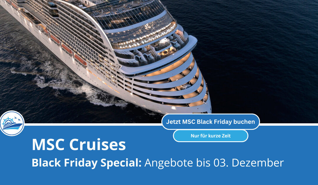 MSC Cruises startet Black Friday 2024