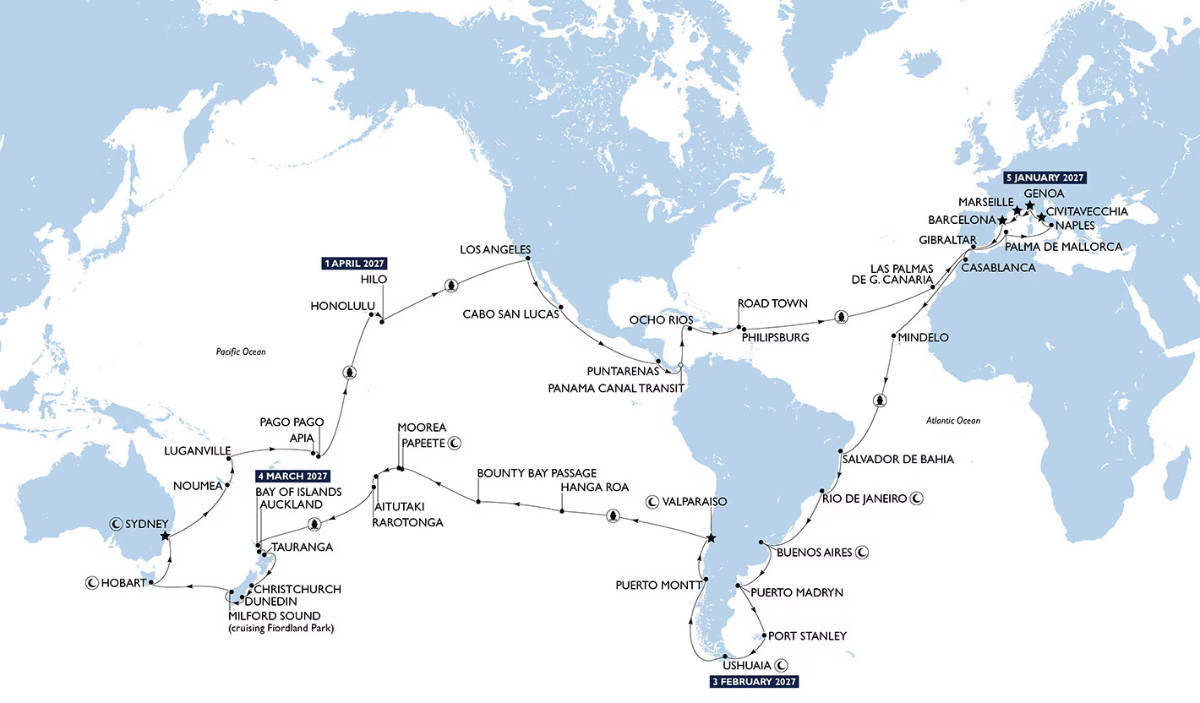 MSC World Cruise 2027