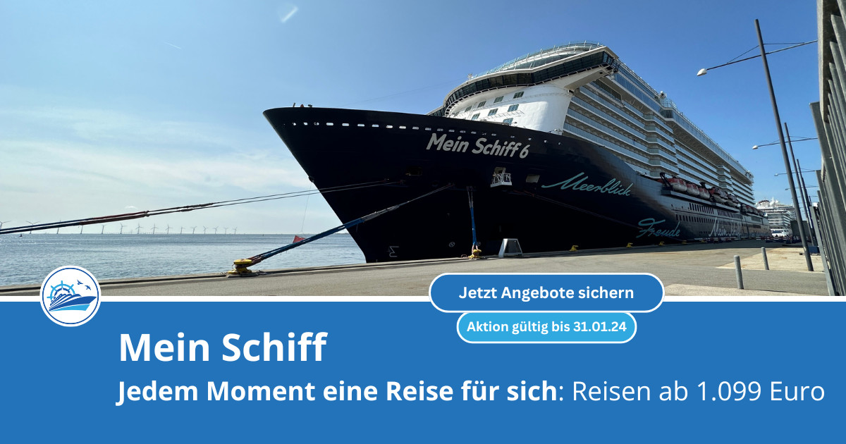Mein Schiff Jahresstart Aktion 2025