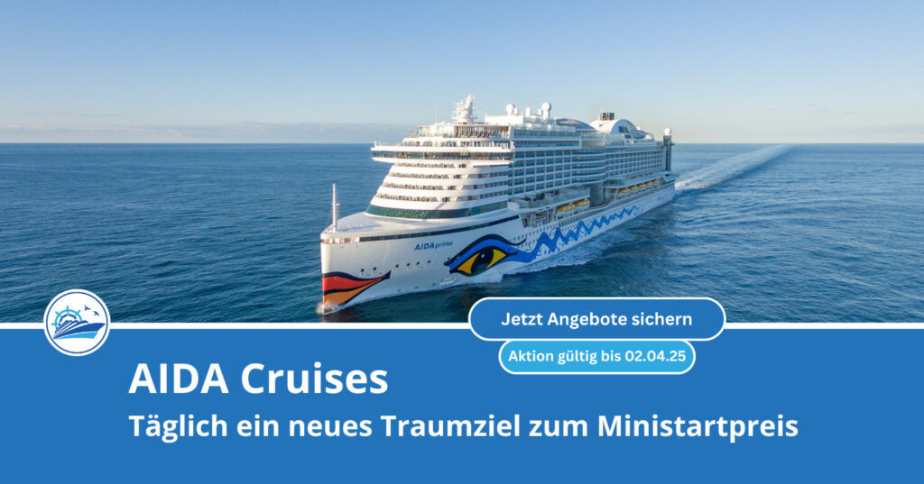 Traumstart um 12 - Alle Angebote im März 2025 1 AIDA Traumstart um 12 - Jetzt Angebote sichern!