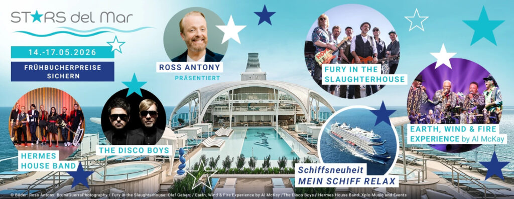 Stars del Mar 2026 - jetzt buchbar! 1 Stars del Mar 2026 - Bildquelle: DERtour