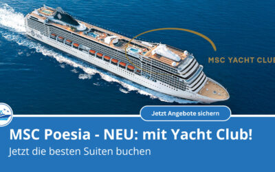 MSC Poesia Refit 2026: Premiere für den MSC Yacht Club und viele smarte Neuerungen