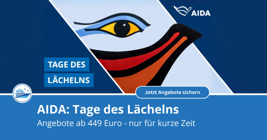AIDA Tage des Lächelns 2025 - Alle Angebote