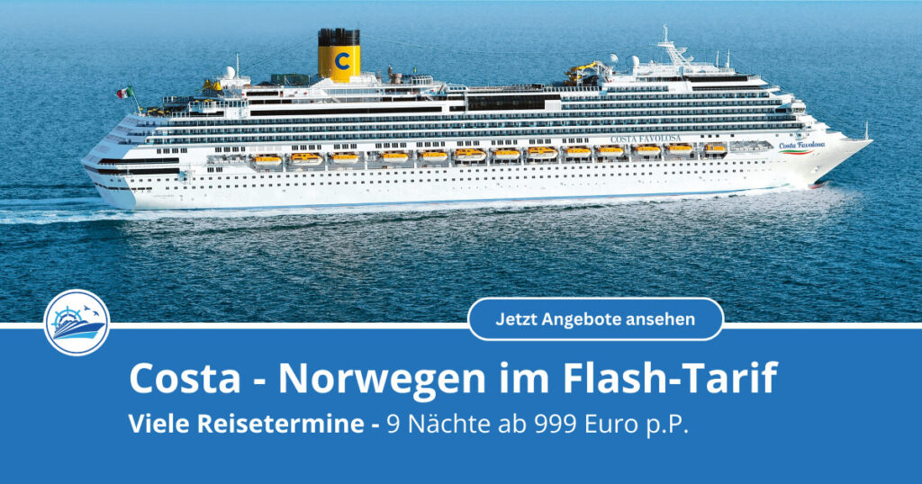 Costa Favolosa Flash Tarif