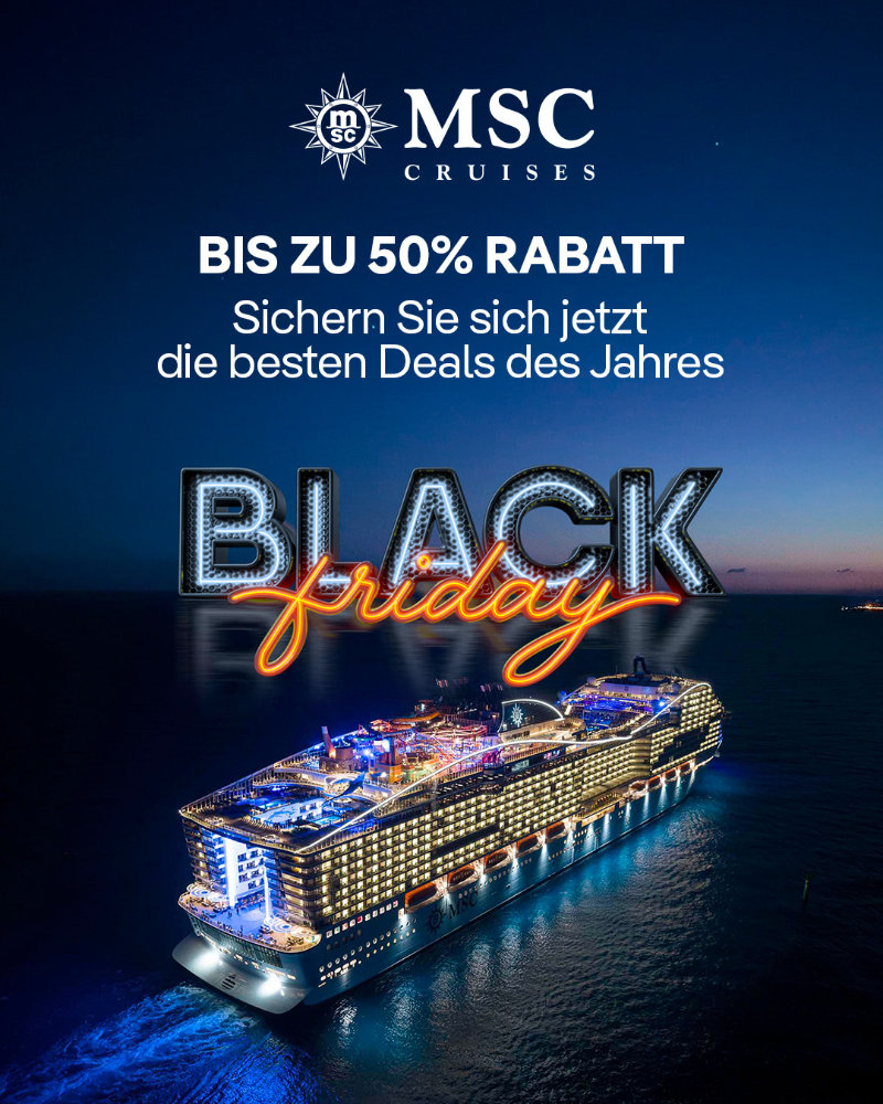 MSC Black Friday Angebote 2025