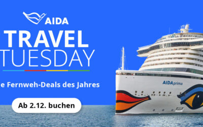AIDA Travel Tuesday 2025 – exklusive Fernweh-Deals