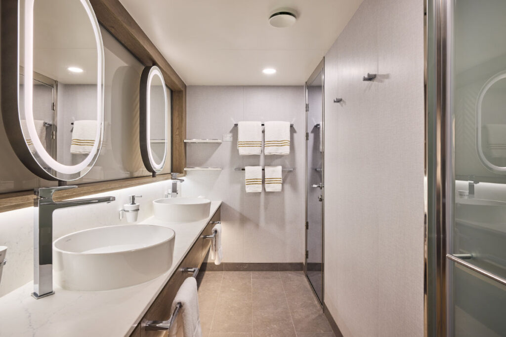 Schöne Aussicht Suite Badezimmer