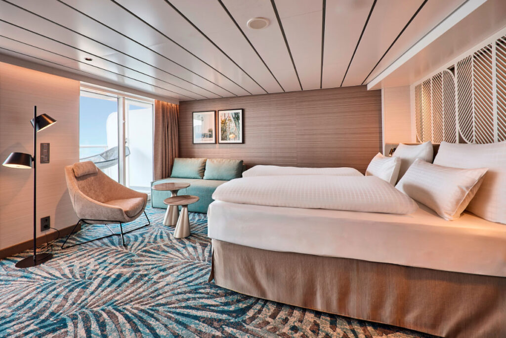 Schöne Aussicht Suite Schlafbereich