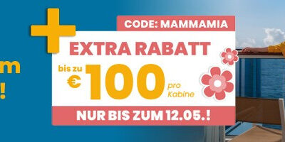 Costa Muttertag Aktion: Bis zu 100 € Rabatt pro Kabine sichern