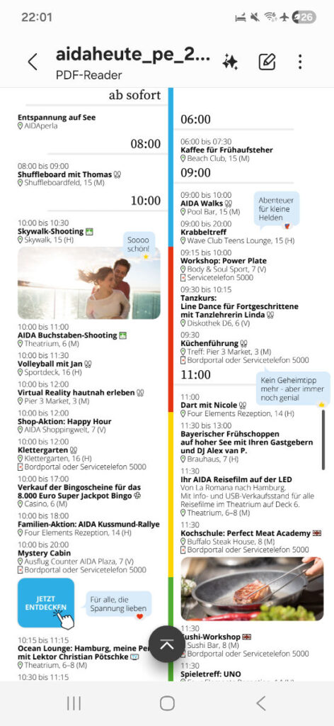kudk kar2 Tagesprogramm Vormittag