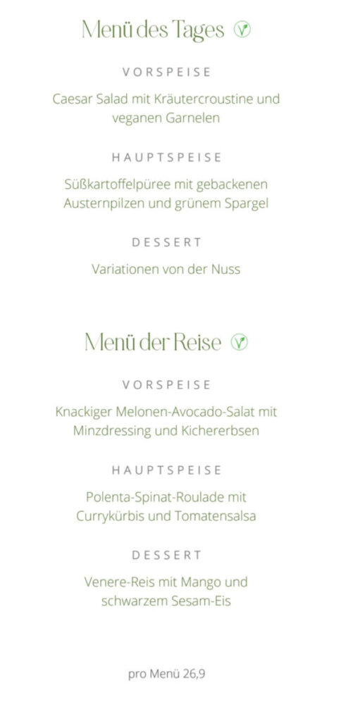 kudk kar2 Veganes Menue