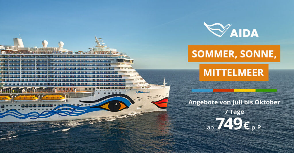 AIDA Sommer Sale Kampagne