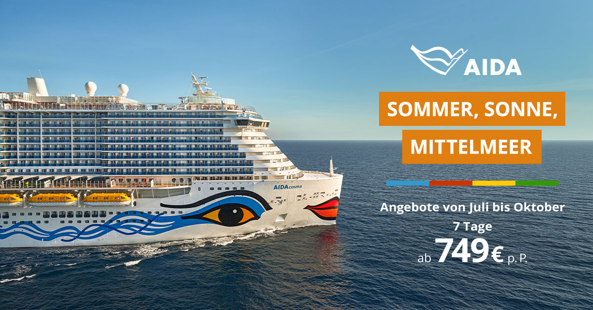 AIDA Sommer Sale Kampagne