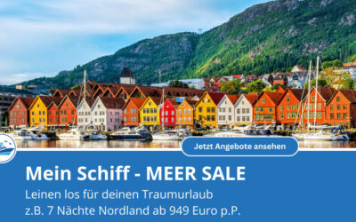Mein Schiff MEER SALE: Limitierte Angebote für Winter, Karibik und Nordland – bis 13.07.2026!
