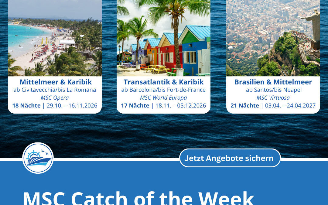 MSC Grand Voyages – von Kontinent zu Kontinent