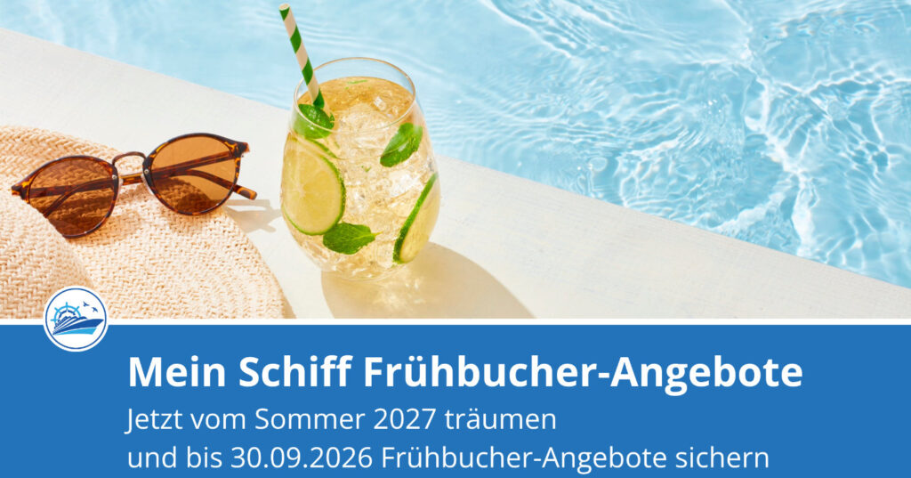 Mein Schiff Frühbucher Rabatt bis 30.09.26