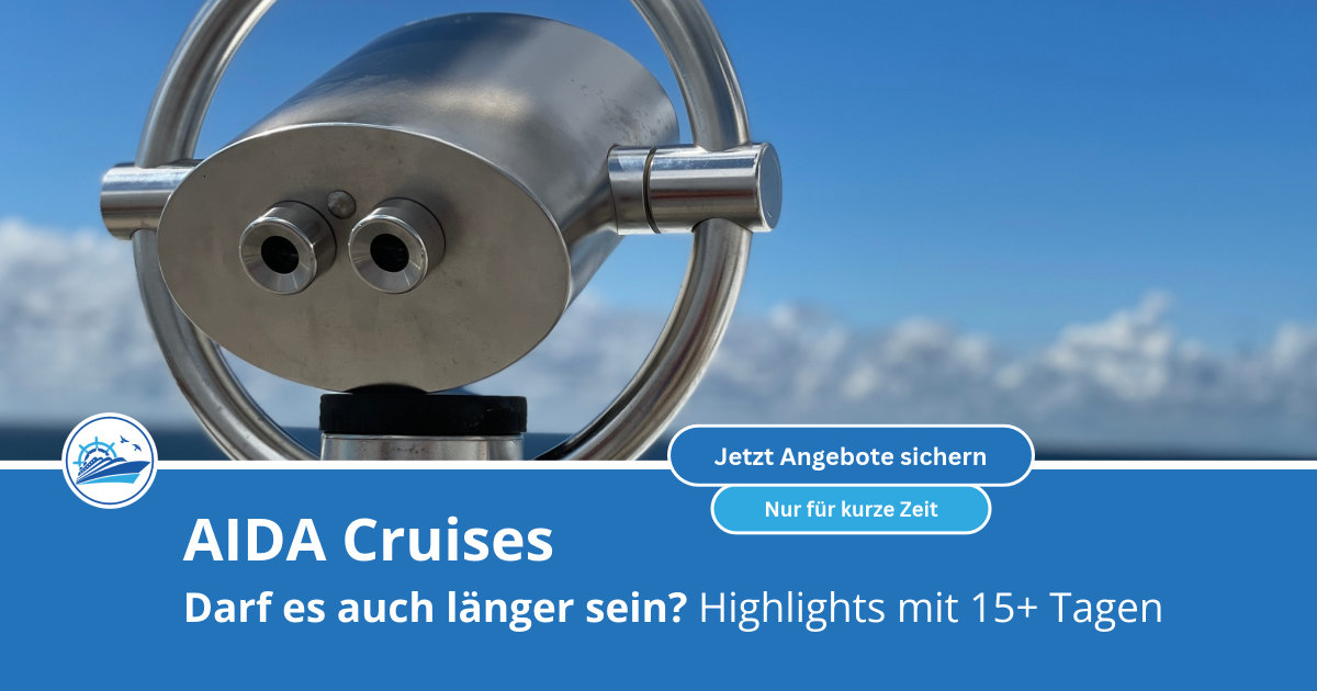AIDA Langzeitkreuzfahrten 2027